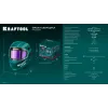KRAFTOOL PANZER хамелеон, с панорамным трёхсторонним светофильтром, затемнение 3/4-8/9-14, маска сварщика (11061)