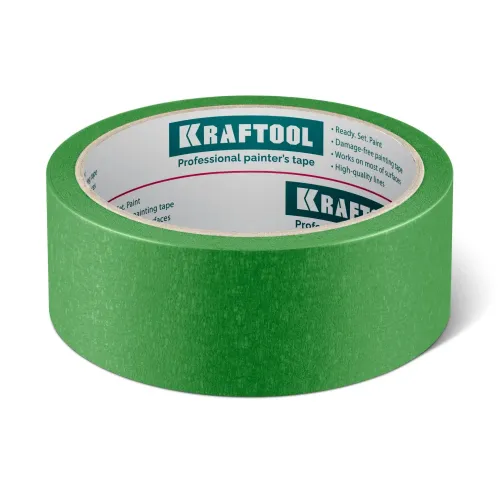 KRAFTOOL #300 Strong 38 мм х 30 м, для грубых и шероховатых поверхностей, малярная лента (12103-38)