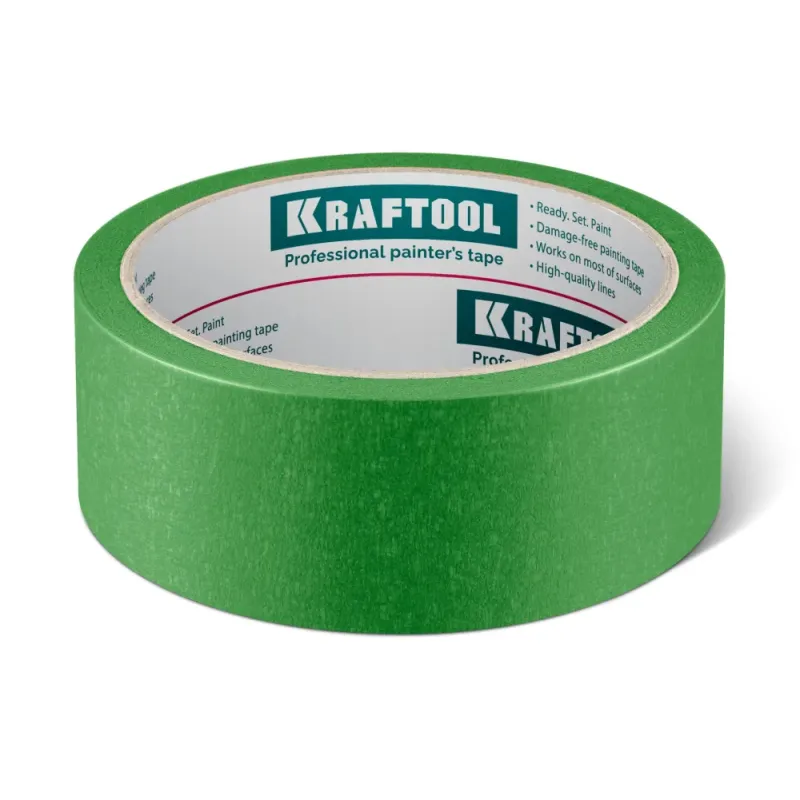 KRAFTOOL #300 Strong 38 мм х 30 м, для грубых и шероховатых поверхностей, малярная лента (12103-38)