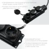 ЗУБР КГ-325-Ш3, КГ, 3 x 2.5 мм2, IP44, 10 м, 3 гн., 4000 Вт, силовой удлинитель, Профессионал (55024-10)