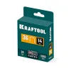 KRAFTOOL скобы тип 36 (L), 14 мм, калибр 20GA. 1000 шт (31636-14)