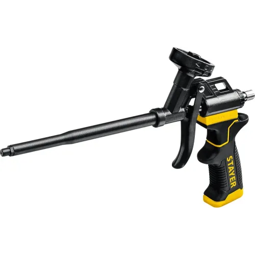 STAYER Black PRO, тефлоновый пистолет для монтажной пены, Professional (06862)