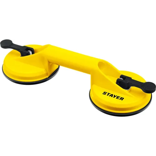 STAYER MAXLift, 80 кг, пластмассовый, двойной, стеклодомкрат на присоске (33718-2)