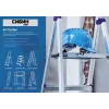 СИБИН 10 ступеней, 208 см, стальная стремянка (38803-10)