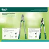RACO Comfort, 470 мм, высокоуглеродистая сталь, двурычажный, алюминиевые рукоятки, малый плоскостной сучкорез (4214-53/219)