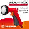 GRINDA P-S, душевой, курок спереди, пластиковый, поливочный пистолет (8-427365)