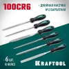 KRAFTOOL 6 шт, 160 мм, набор надфилей (16030-6)