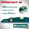 KRAFTOOL PROCAST-M, 400 мм, магнитный литой уровень (34718-040)