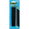 OLFA 25 мм, 5 шт, в пластиковом кейсе + блистер, черные сегментированные лезвия, особо острые, EXCEL BLACK (OL-HBB-5B)