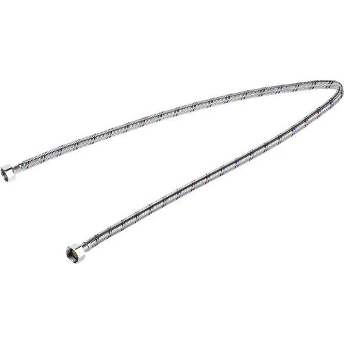 ЗУБР 1/2″, 1 м, гайка-гайка, гибкая подводка для воды (51005-G/G-100)