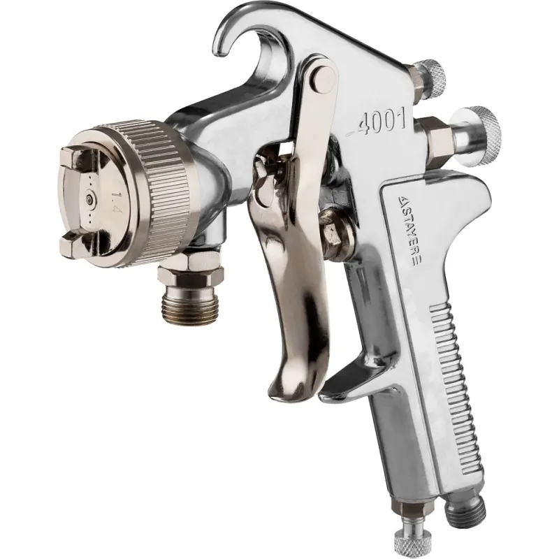 STAYER AirPro S, EA 1.4 мм, пневматический краскопульт с нижним бачком, Professional (06477-1.4)