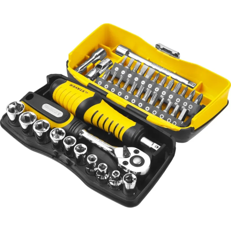 STAYER Pro Tech 39, 39 предм., универсальный набор инструмента (25135-H39)