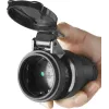 ЗУБР IP44, 16 A/220 В, обрезиненная розетка, Профессионал (55187-B)