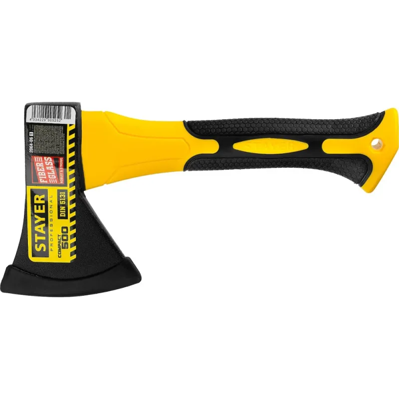 STAYER COMPACT, 500/600 г, 250 мм, суперкомпактный топор, Professional (2064-06)