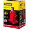 STAYER RED FORCE, 30 т, 285 - 465 мм, бутылочный гидравлический домкрат, Professional (43160-30)