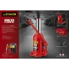 STAYER RED FORCE, 30 т, 285 - 465 мм, бутылочный гидравлический домкрат, Professional (43160-30)