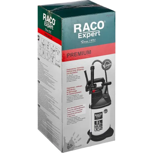 RACO Pro 500, для работы с агрессивными химикатами, 5 л, опрыскиватель (4240-54/500)