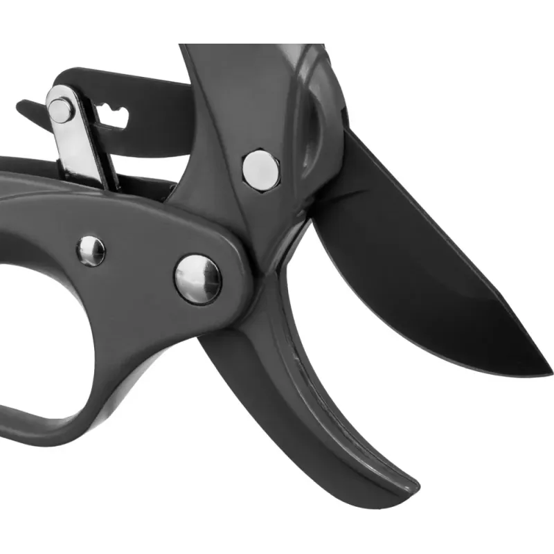 GRINDA P-33, 200 мм, закаленная сталь, с храповым механизмом, алюминиевые рукоятки с эфесом, контактный секатор, PROLine (423433)