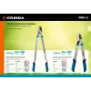 GRINDA PL-740A, длина 740 мм, лезвия из высокоуглеродистой закаленной стали, алюминиевые рукоятки, большой контактный сучкорез, PROLine (424517)