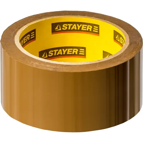STAYER 48 мм, 60 м, 45 мкм, коричневая, клейкая лента (1207-50)