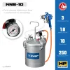 ЗУБР KNB-10, 10 л, красконагнетательный бак с краскораспылителем, Профессионал (06464)