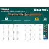 KRAFTOOL COBALT-8, 8.0 х 117 мм, сталь М42, HSS-Co(8%), сверло по металлу (29656-8)