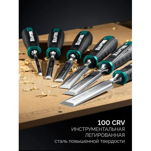 KRAFTOOL GRAND стамеска-долото с двухкомпонентной рукояткой, 20 мм