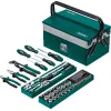 KRAFTOOL GRAND-99, 99 предм., (1/2″+1/4″), Универсальный набор инструмента (27978-H99)