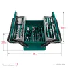 KRAFTOOL GRAND-99, 99 предм., (1/2″+1/4″), Универсальный набор инструмента (27978-H99)