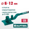 KRAFTOOL 12 E, острый гиб, на подшипнике, ручной станок для гибки арматуры (23303)