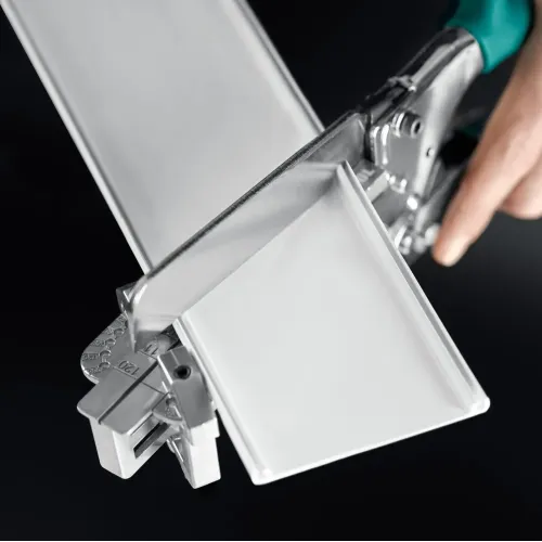 KRAFTOOL PELIKAN 120 до 120 мм, Удлиненные угловые ножницы для пластмассовых и резиновых профилей (23370)