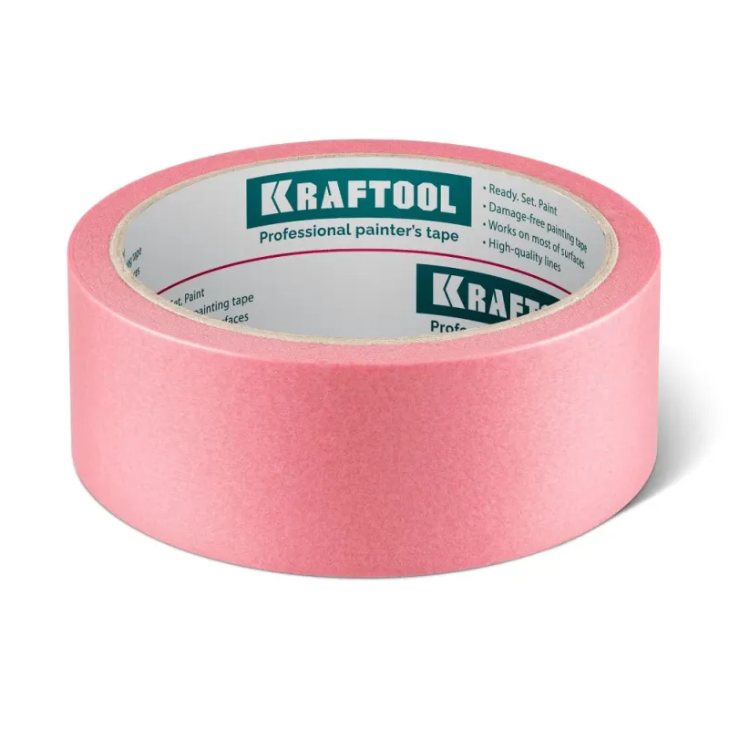 KRAFTOOL #200 Delicate 38 мм х 30 м, для деликатных и недавно окрашенных поверхностей, малярная лента (12102-38)