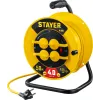 STAYER М-325, ПВС, 3 х 2.5 мм2, 50 м, 4000 Вт, IP44, силовой удлинитель на катушке (55064-50)