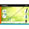 GRINDA PR-40 ALU, 440 х 250 х 1630 мм, 22 плоских зубца, алюминиевый черенок, веерные грабли, PROLine (39586)