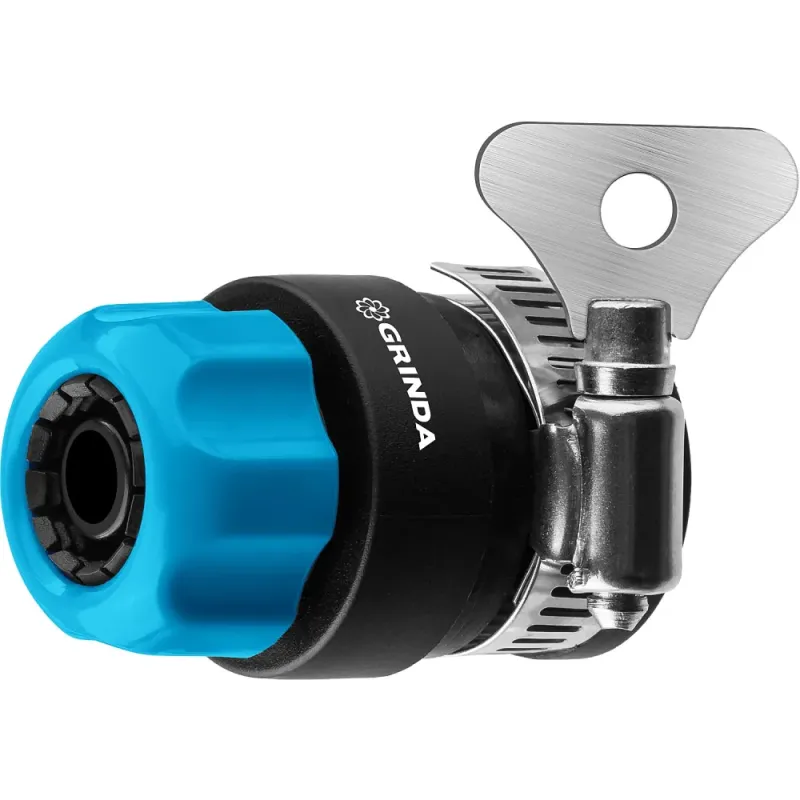GRINDA TCC-34, диаметр 3/4″, с металлическим хомутом, для шланга, быстросъемный соединитель, PROLine (8-426335)