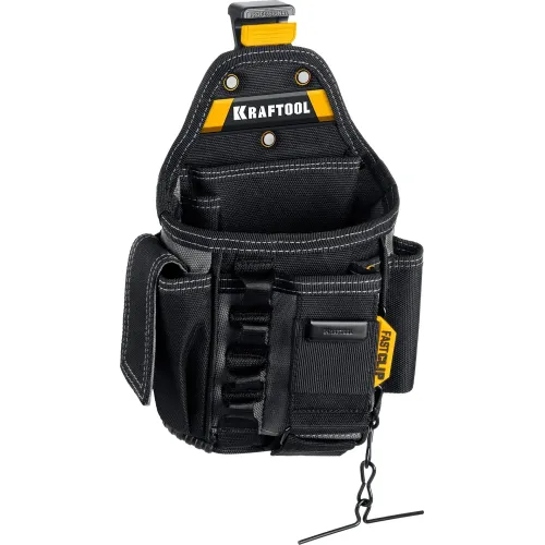 KRAFTOOL KP-13E поясная сумка с быстросъёмным креплением FastClip, 280 х 200 мм (38772)
