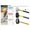 STAYER 450 г, белая, резиновая киянка, Professional (20533-450)