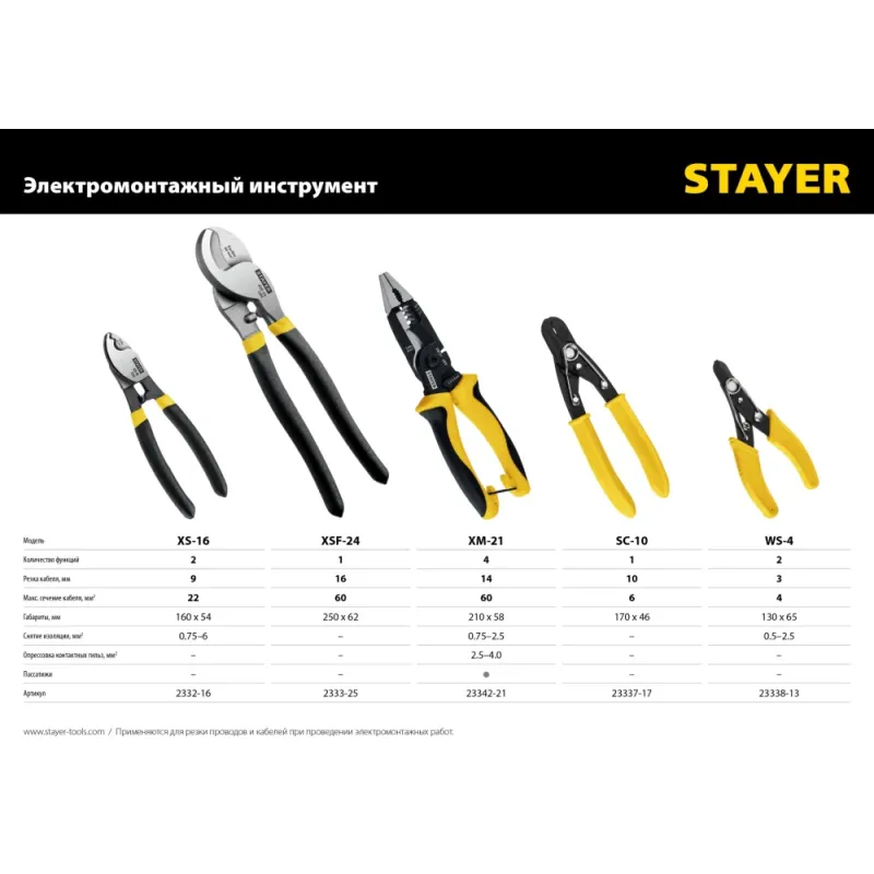 STAYER Hercules XSF-24, d 16 мм, 240 мм, усиленный, кабелерез, Professional (2333-25)
