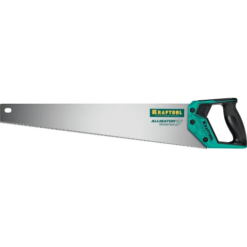 KRAFTOOL Alligator Universal 7, 550 мм, 7 TPI, 3D зуб, универсальная ножовка (15004-55)