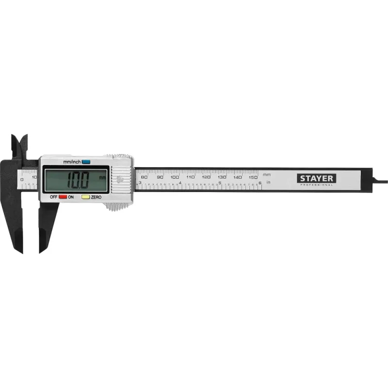 STAYER 150 мм, электронный штангенциркуль (34411-150)