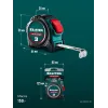 KRAFTOOL AutoStop 3м х 16мм, профессиональная рулетка с автостопом (3412-3-16)