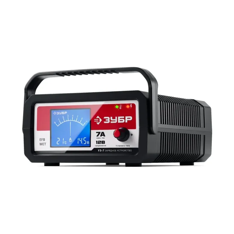 ЗУБР УЗ-7 зарядное устройство: 12В, 7А.