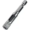 ЗУБР АВК, d 10 мм, (HEX 1/4″, 15 мм кромка), вакуумное алмазное трубчатое сверло, Профессионал (29865-10)