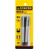 STAYER M12 х 1.75, 2 шт, комплект метчиков (28025-12-1.75-H2)
