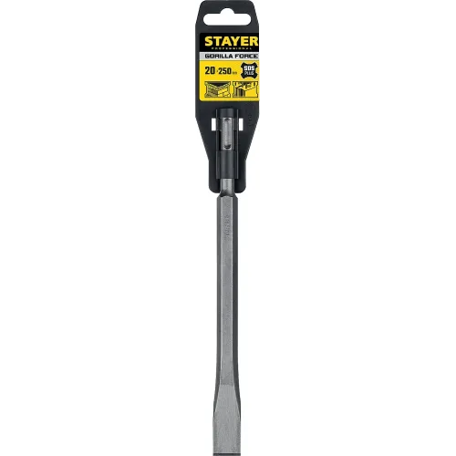 STAYER Gorilla Force, 20 х 250 мм, SDS-Plus, плоское зубило, Professional (29352-20-250)