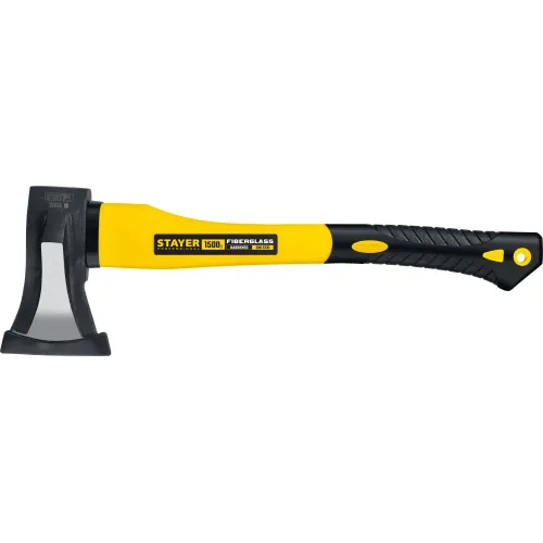 STAYER FIBERGLASS, 1000/1500 г, 380 мм, кованый топор-колун, Professional (20623-10)