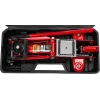 STAYER R-22 RED FORCE, в кейсе, 2 т, 125 - 320 мм, подкатной домкрат для легковых а/м, Professional (43152-2-K)