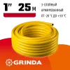GRINDA Comfort, 1″, 25 м, 20 атм, трёхслойный, армированный, поливочный шланг (8-429003-1-25)