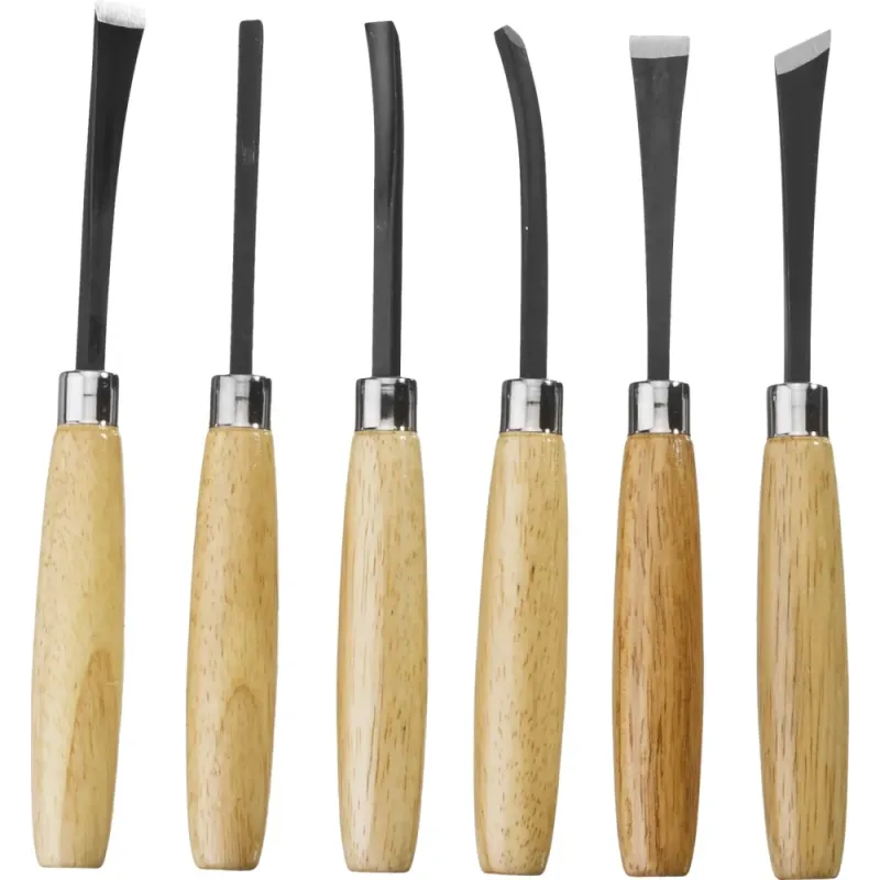 STAYER MaxCut 6 предм, набор фигурных стамесок-резцов по дереву (1832-H6)