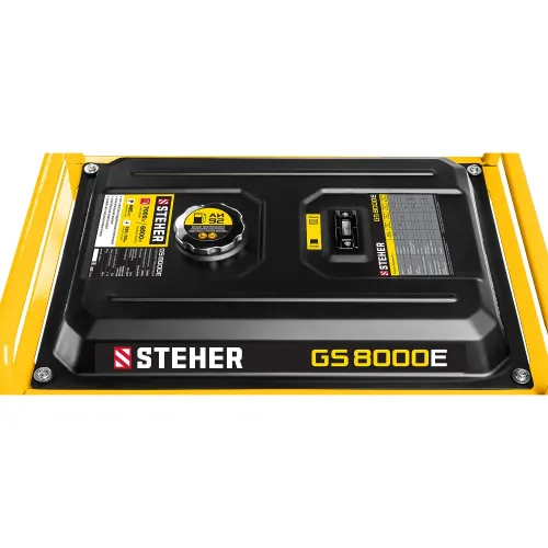 STEHER 7000 Вт, бензиновый генератор с электростартером (GS-8000E)